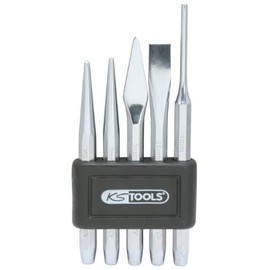 KS Tools 156.0160 Punch + chisel set 5 pcs