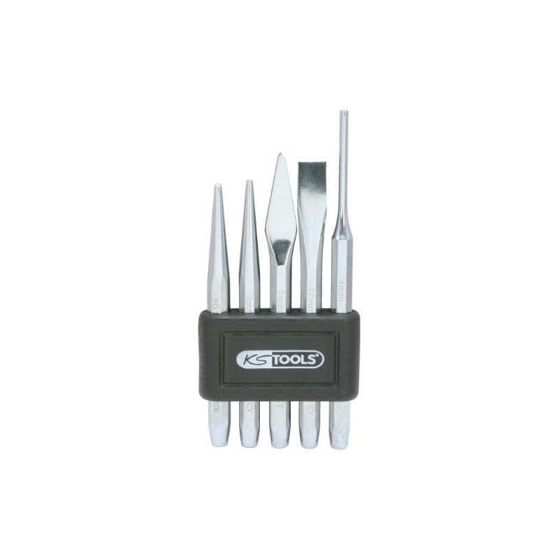 KS Tools 156.0160 Punch + chisel set 5 pcs