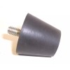 RUBBER BUMPER SNUBBER BUMP STOP FOOT FEET 1/2" STUD