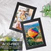 15 Pack 5x7 Black Picture Mats, Frame Mattes for 4x6