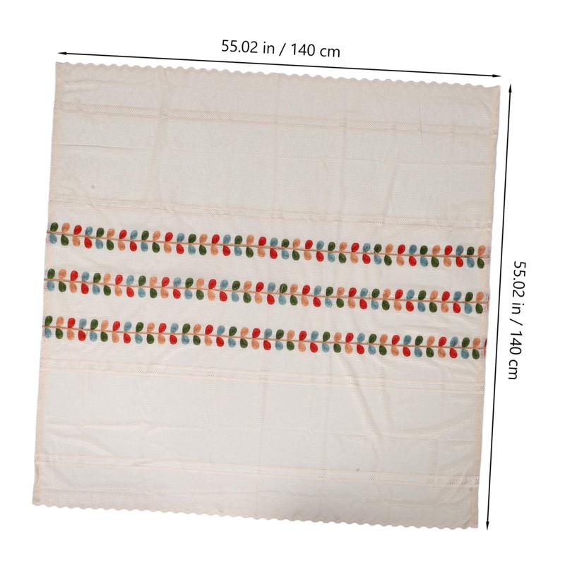 BIUDECO Holiday Party Tablecloth Rectangular Winter Decor Christmas Dinner Table