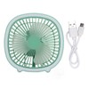 Desktop Fan Power Adjustable Low Noise Rechargeable Mini Portable Vertical