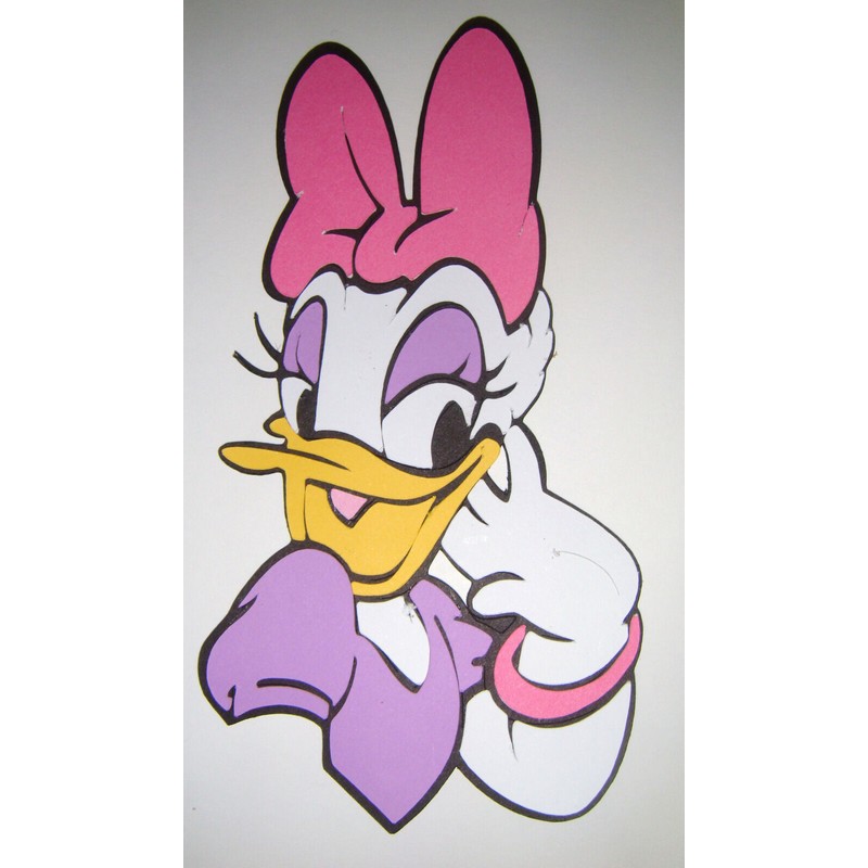 Mickey Donald Duck and Daisy Die Cut Paper Piecing Scrapbook