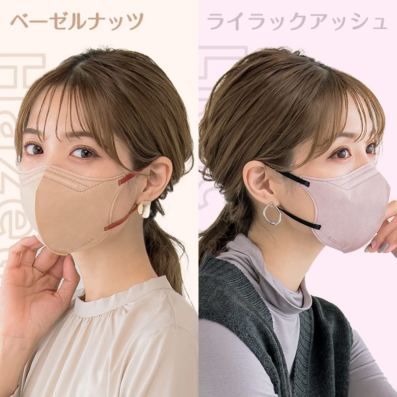 cicibella Mask, Cooling Sensation, Non-woven Fabric, 5D Mask, Bi-Color, 3D