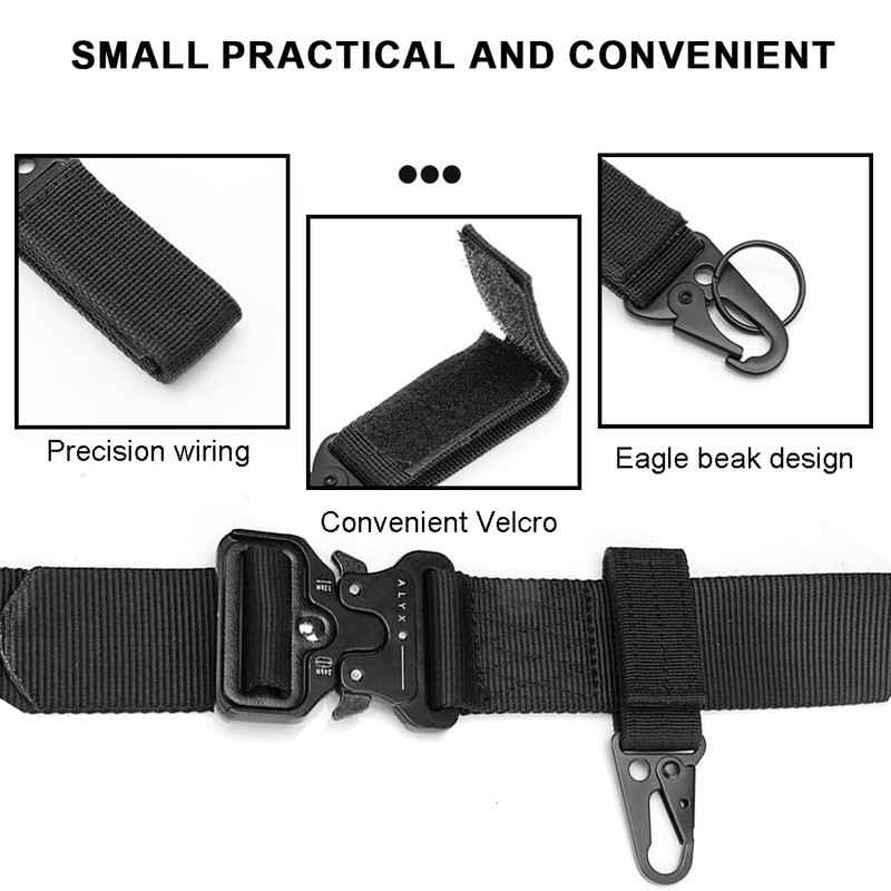 WeddHuis Pack of 2 Tactical Key Chain, Belt Clip, Belt