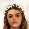 Zoestar Boho Starfish Bride Wedding Tiaras and Crowns Gold Seashell