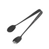 Idea Sekikawa BLACK TONGS SERIES Salad Tongs, Black, SUS821L1, Tsubamesanjo,