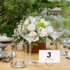 MECCANIXITY Table Number Holders 60pcs Grey Place Card Holder Name
