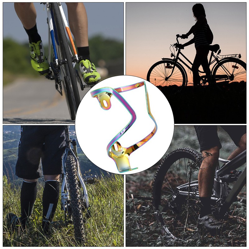 ZTTO Aluminium Alloy Water Bottle Cage Support Colorful Plating Color