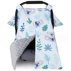 Ruspela Baby Car Seat Cover Car Seat Canopy & Nursing Cover or Newborn Car Seat Canopy Mom Nursing Breastfeeding Covers Newborn Shower Gift
