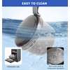 Mckkor Leak Proof Travel Denture Bath Case for Full Dentures,