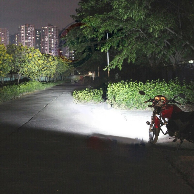 SHENKENUO 5-3/4 5.75" Motorcycle LED Projector Headlight for Honda Shadow