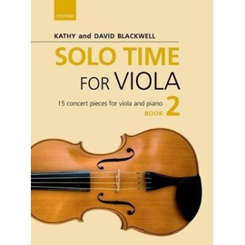 Solo Time for Viola Book 2: 15 concert pieces for viola and piano (Viola Time)