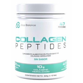 Collagen Peptides, Col?geno Hidrolizado sin Sabor 500 Grs.