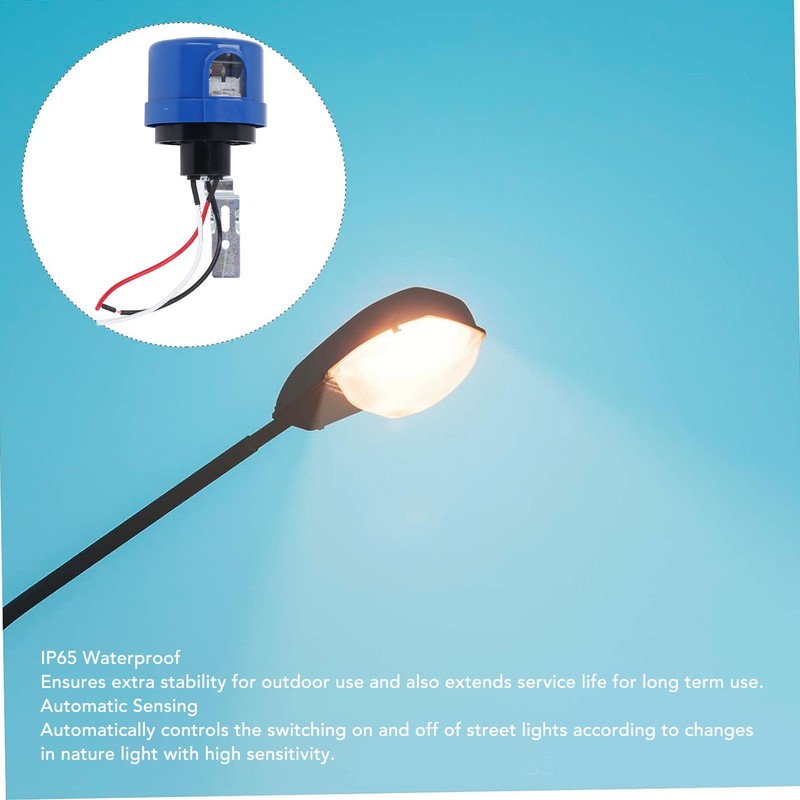 Street Light Control Switch LED Automatic IP65 Waterproof Energy Saving
