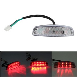 Acouto Juego de Faros Y Luces Traseras para Vehículos Todo Terreno Para 50cc 70cc 110cc Quad Dirt Bike ATV Lámpara de Luz Trasera de Cabeza de 12V Estilo Dinosaurio