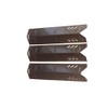Set of 3 Stainless Steel Heat Plates for Uniflame Grills