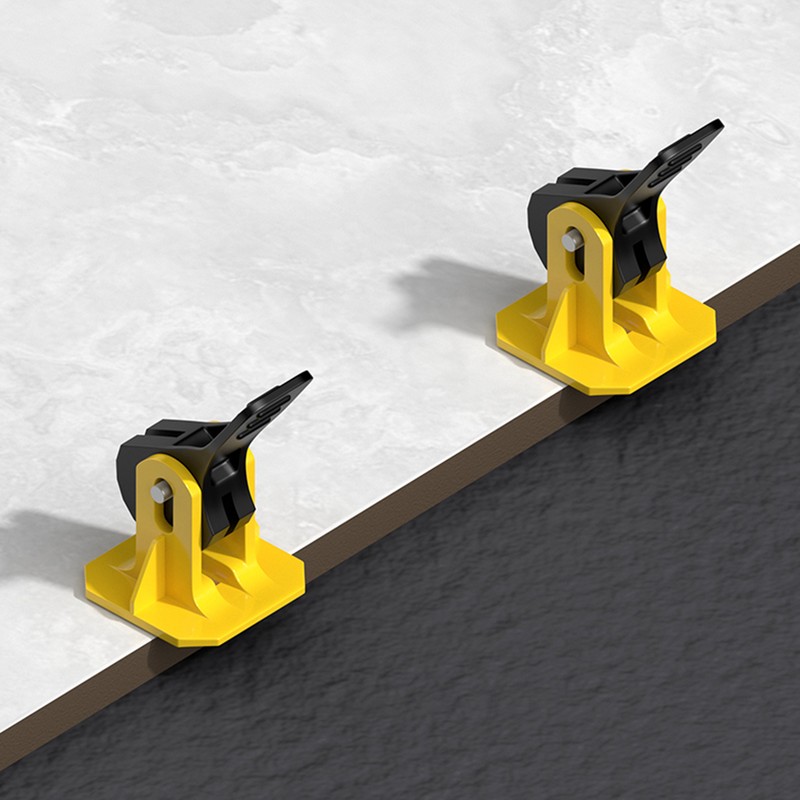 50pcs Plastic Clips Floor Wall Tiling Spacers Strap Tile Flat