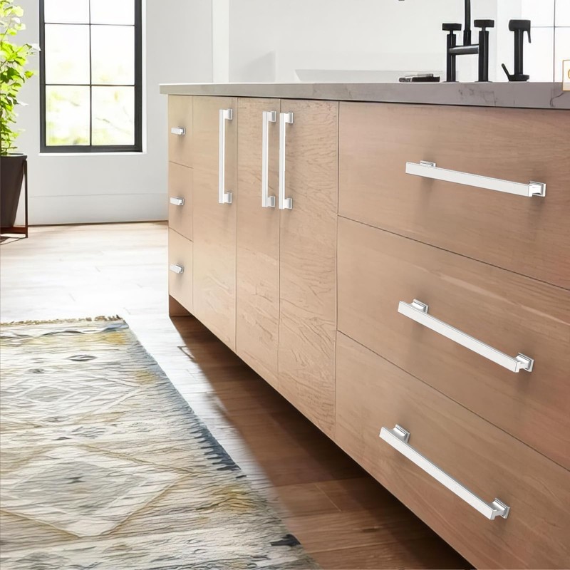 Coinkoly 10 Pack 7-1/2''(192mm) Cabinet Handle Brushed Nickel Kitchen Cabinet