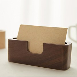 Business Card Stand, Wooden Shop Card Holder, Card Stand, Wooden Tabletop, Stylish, Display, Business Card Stand, Large Capacity, Business Card Case, Tabletop, Business Card Holder, Display, Card