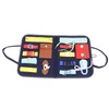 Kids Dress Learning Board Zipper Lace Up Buckles Release Felt