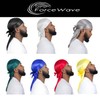 ForceWave Durags para hombre, 10 piezas de satén Durags con