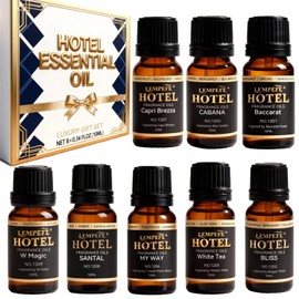 Hotel Diffuser Oil Discovery Kit - Buyers’ Best Picks - 10 mLX8, Hotel Fragrance Oil Gift Set - for Waterless Essential Oil Diffuser Inspired by Iconic 5-Star Hotels