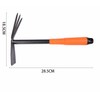 PlushPlumage Garden Hoe and Rake Two in One,Rake for Gardening,Gardening