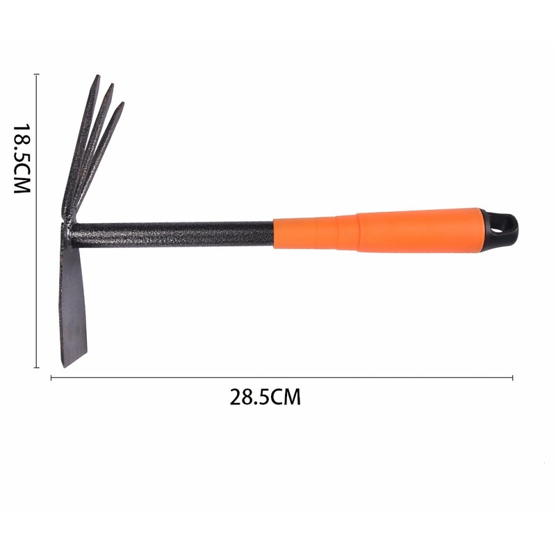 PlushPlumage Garden Hoe and Rake Two in One,Rake for Gardening,Gardening