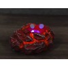 Red Magma Lava Rock LED Light Base Display Stand For