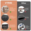 VTRIN Shoe Rack with Cover, 7 Tier Shoe Organizer Storage