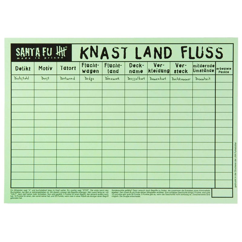 Santa Fu Prison – Hot goods from jail