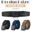 egniFurn 3-Pack Men's Military Tactical Belts – Nylon Webbing Canvas