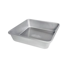 USA Pan Bakeware Sartén cuadrada antiadherente sin costuras, 8 x 8 x 2