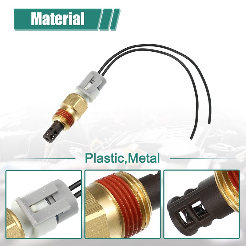 A ABSOPRO 1 Set Intake Air Temperature Sensor 25036751 Plastic