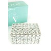 VI N VI Silver Crystal Jewelry Box with Glass Interior