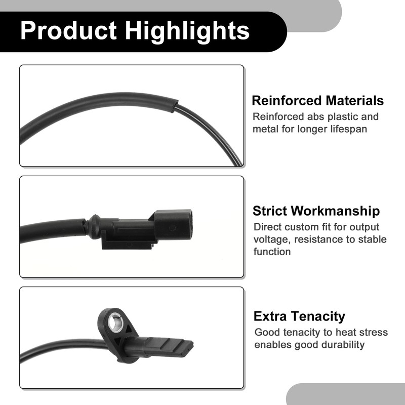 Partuto ABS Wheel Speed Sensor Front Left or Front Right