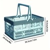 AIMALL Foldable Picnic Basket, Large Portable Shopping Basket for Vegetables