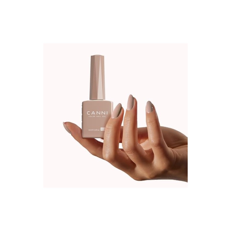 CANNI - Esmalte de uñas en gel nude, 1 pieza,