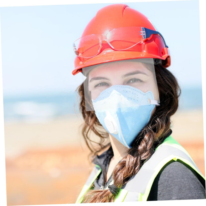 VILLFUL Organic Glass Lens Sandblasting Mask Sandblasting Hood Replacement Lens