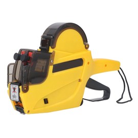 MX6602 Price Gun, 2 Line 10 Digits Price Sign Gun, Label Maker Pricing Gun, with Labels and Ink Roller, for Office Grocery Store Supermarket