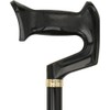Black Adjustable Orthopedic Walking Cane for Men & Women –