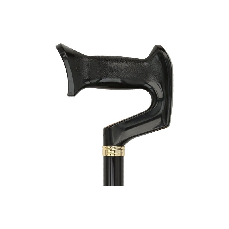 Black Adjustable Orthopedic Walking Cane for Men & Women –