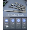 BaseSmall 4-Piece Weighted Utensils for Tremors and Parkinson's (7 oz