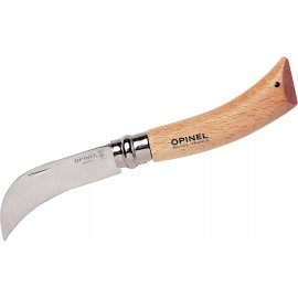 Opinel 08 Stainless Steel Garden Folding Grafting Curved Knife