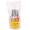 Glad Holiday 16oz Clear Plastic Cups with Candy Cane Design