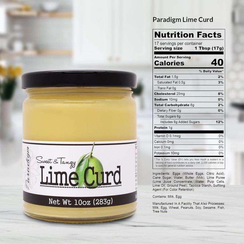 Paradigm Foodworks Lime Curd, 10 Ounce