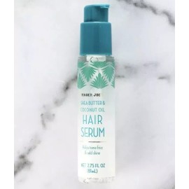 Trader Joe's Shea Butter & Coconut Oil Hair Serum Tame Frizz Add Shine 2.75fl.oz