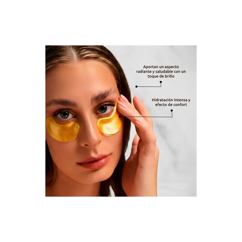 Gold Eye Patches Hidrogel Anti Edad Contorno De Ojos