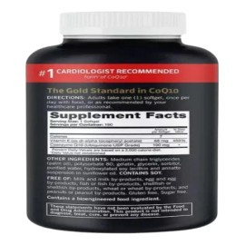 Suplemento en cápsulas Qunol CoQ10 Ultra CoQ10 de 100 mg en bote de 180 g